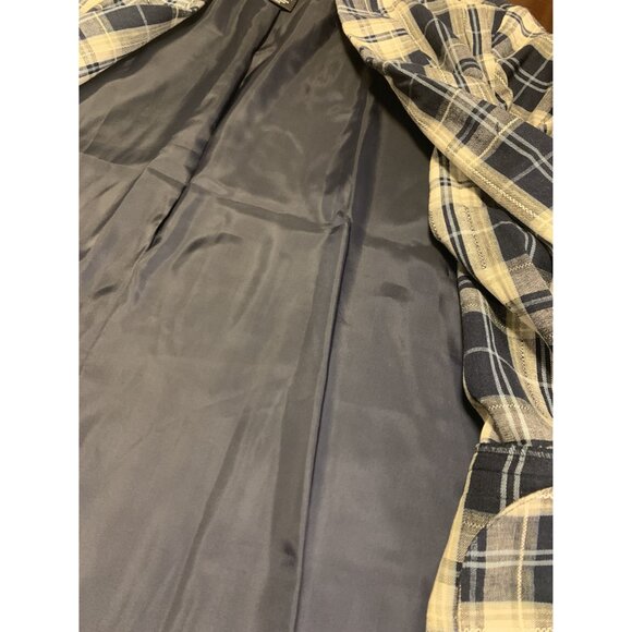 NWT Requirements Plaid Linen Short Sleeve Blazer Size 26W - Picture 8 of 8